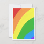 Nuage Arc-en-ciel Mignon Kawaii Fille Carte d'anni (Dos)