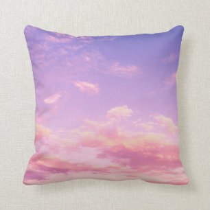 Nuage de bouffée rose  Coussin