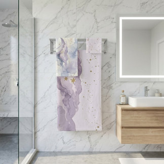 Nuage de lavande aquarelle céleste