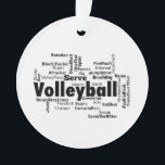 Nuage de mot volley-ball<br><div class="desc">Montrez votre amour pour le volley-ball avec ce nuage de mots cool.</div>