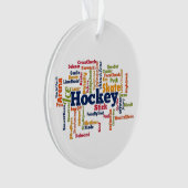 Nuage de mots de hockey sur glace (devant)