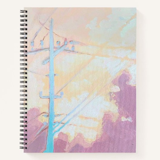 Nuage douillet cahier de lignes à haute tension ar (Devant)