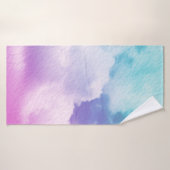 nuage doux fantastique avec couleur dégradé pastel (Serviette de bain)