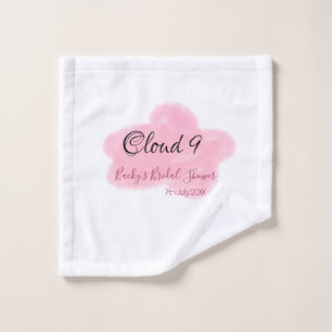 Nuage neuf rouge pastel shower de mariage nommédat