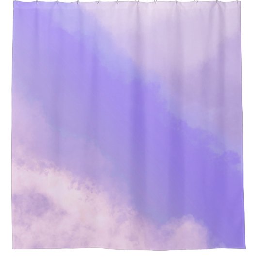 Nuages à part - Rideau de douche Violet/Lilas (Devant)