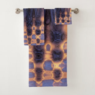 Nuages Abstraits de corail et de teinture violette