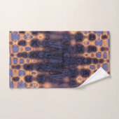 Nuages Abstraits de corail et de teinture violette (Serviette à main)