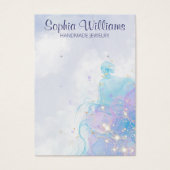 nuages Abstraits écoutant la carte d'affichage des (Devant)