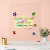Nuages arc-en-ciel scintillent Twinkle Little Star (Mariage)