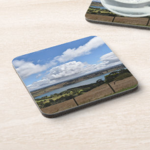 Nuages au-dessus des Dessous de verre de camping d