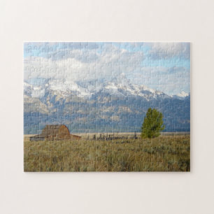Nuages au-dessus du puzzle des Tétons