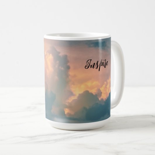 Nuages au Sunset Specialty Mug (Devant droit)