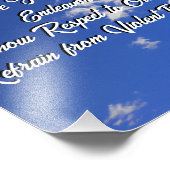 Nuages blancs Ciel bleu photo (Coin)