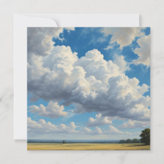 Nuages blancs et carte ciel bleu clair