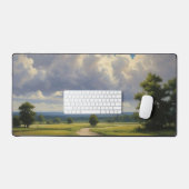 Nuages blancs et ciel bleu clair (Clavier et souris)