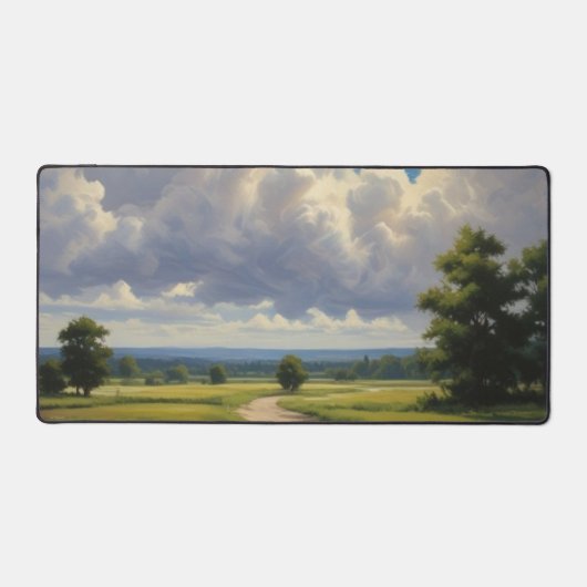 Nuages blancs et ciel bleu clair (Recto)