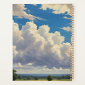 Nuages blancs et ciel bleu clair (Dos)