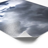 Nuages Bleus Ciel Photo Élargissement (Coin)