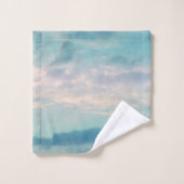 Nuages bleus doux #1 #décoration #art (Gant de toilette)