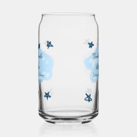 Nuages bleus scintillant Twinkle Little Star bébé  (Droite)