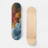 Nuages colorés Skateboard (Recto)