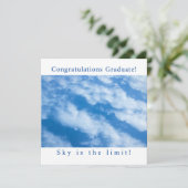 Nuages dans la carte Sky Flat Card (Debout devant)