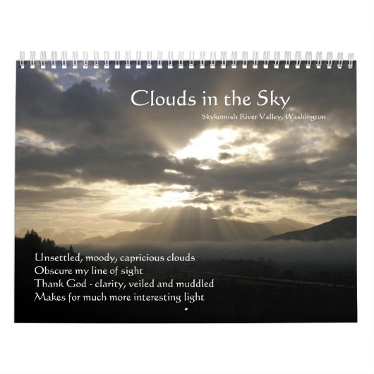 Nuages Dans Le Calendrier Ciel (Protection)
