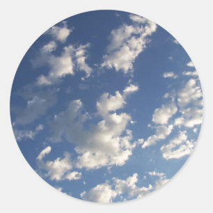 nuages dans les autocollants