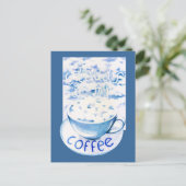 Nuages dans ma carte postale de café (Debout devant)