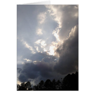 nuages d'orage qui s'accumulent