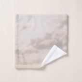 Nuages doux beige caraïbe Rêve 1 (Gant de toilette)