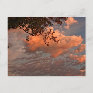 Nuages du lever du soleil, carte postale