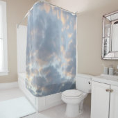Nuages esthétiques rideaux de douche (En situation)