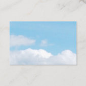 Nuages et carte de visite de ciel (Dos)