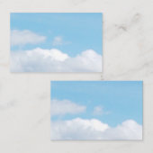 Nuages et carte de visite de ciel (Devant / Derrière)