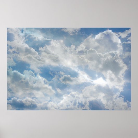 Nuages Inspirationnels #1 - Poster Redimensionnabl (Devant)