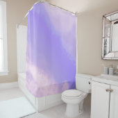 Nuages - Rideau de douche violet/Lilac (En situation)