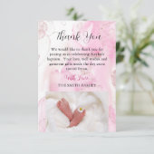 Nuages roses et torrents Merci du baptême (Debout devant)