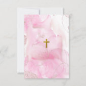 Nuages roses et torrents Merci du baptême (Dos)