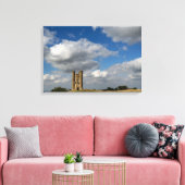 Nuages sur la tour de Broadway, toile Cotswolds (Insitu(Salon))