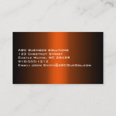 Nuances claires de Cartes de visite professionnels (Dos)