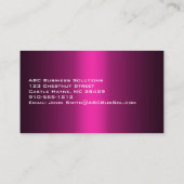 Nuances claires de Cartes de visite professionnels (Dos)