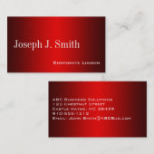 Nuances claires de Cartes de visite professionnels (Devant / Derrière)