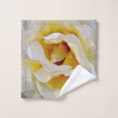 nuances de blanc au jaune (Gant de toilette)