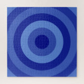 Nuances de Bleu Anneaux Jigsaw Puzzle (Vertical)