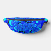 Nuances de bleu Art fractal abstrait moderne (Poser)