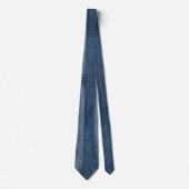 Nuances de bleu Denim Cravate de bande (Devant)