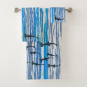 Nuances de Bleu, Gris et Blancs et Requins (En situation)