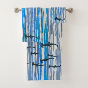 Nuances de Bleu, Gris et Blancs et Requins