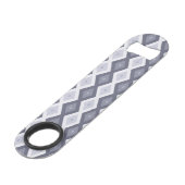 Nuances de bleu gris motif diamant (Devant angulaire)